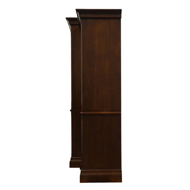 Wood Aspen Home Solid Cherry Traditional Style Entertainment Armoire Pier Group Set 185-223 / 185- 224 / 185-225 / 185-229 For Sale - Image 7 of 13