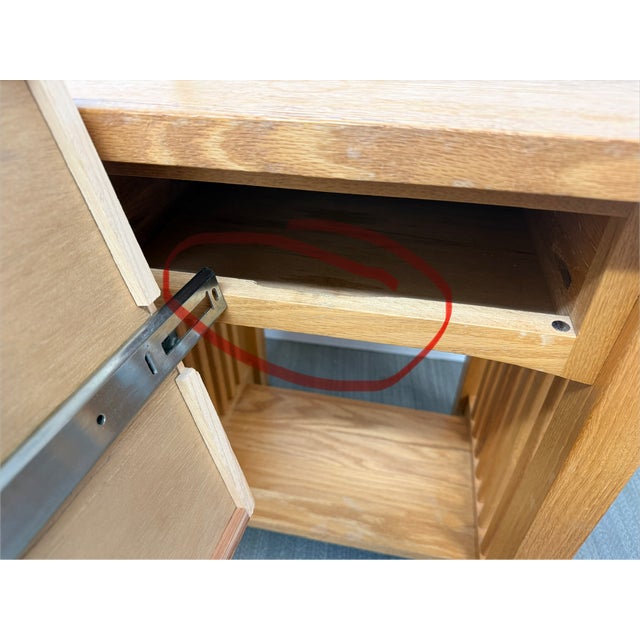 Michael's Furniture Company Mission Style Oak Nighstands, a Pair For Sale - Image 15 of 15