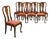 Art Nouveau Dining Chairs, Set of 8 For Sale