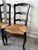 Late 20th Century French Provincial Ladderback Chair Rush Seat For Sale - Image 10 of 10