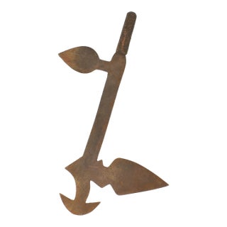 Early 20th Century Central African Old Ceremonial Knife For Sale