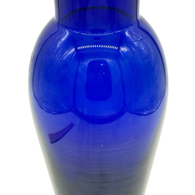 1960s Royal Copenhagen/Holmegaard Danish Two-Tone Vintage Crystal Vase For Sale In New York - Image 6 of 10