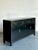 This exquisite vintage Asian black lacquered credenza embodies timeless elegance and sophisticated design. Drawing...