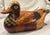 Asian Mid 20th Century Lacquered Wooden Duck Decorative Decoy Figurine For Sale - Image 3 of 9