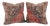 Turkish Oushak Rug Pillow Cover 24'' X 24'' - Set of Two For Sale
