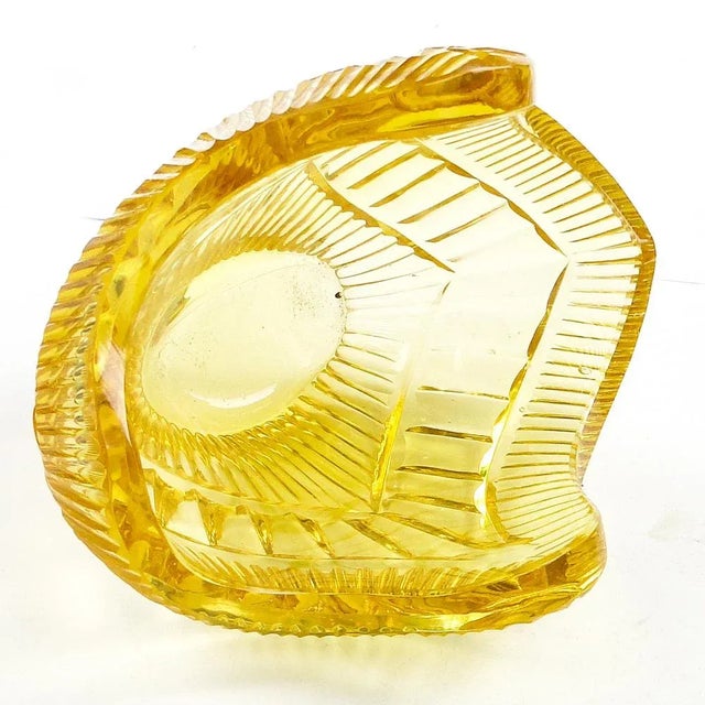 Glass Art Deco Jardiniere from R. Hlousek, Czechoslovakia, 1950s For Sale - Image 7 of 12