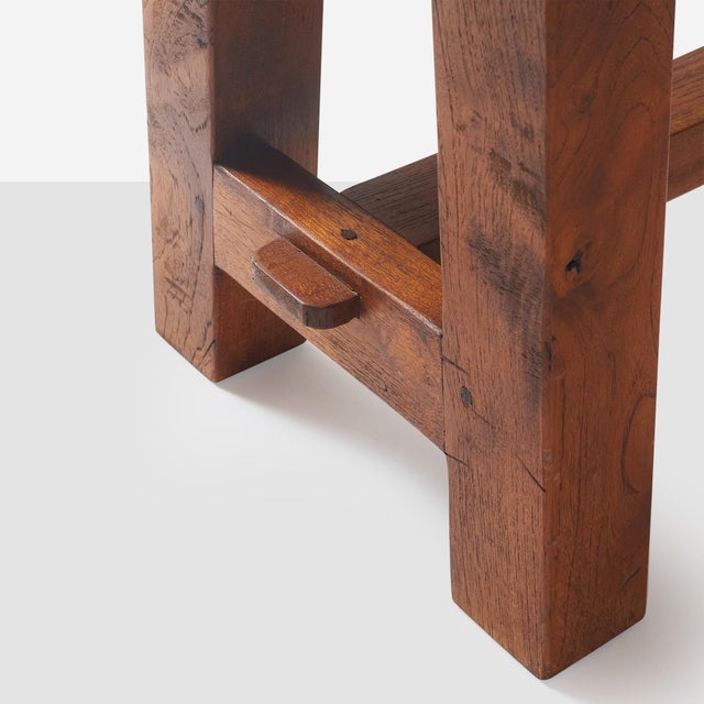 1940s Oak Bench Attributed to the Stickley Brothers c.1940s For Sale - Image 5 of 8