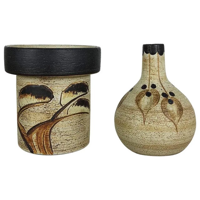 Modernist German Vase Sculptures by Peter Müller for Sgrafo Modern, 1970s, Set of 2 For Sale - Image 15 of 15