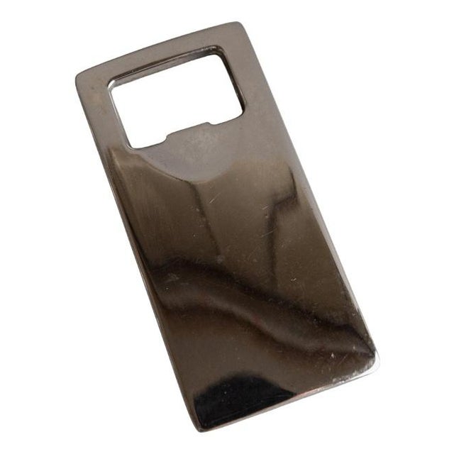 Space Age Silver-Plated Bottle Opener, Italy, 1970s For Sale - Image 12 of 12