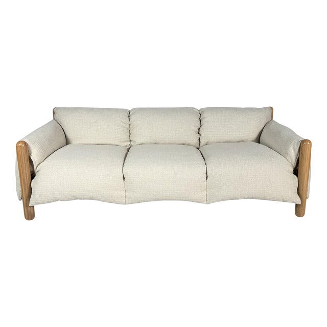 Mid-Century Modern Gambadilegno Sofa attributed to Enzo Mari for Driade, Italy, 1974 For Sale