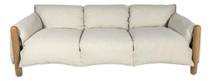 Mid-Century Modern Gambadilegno Sofa attributed to Enzo Mari for Driade, Italy, 1974