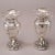 1940s 1940s Silver Overlay Glass Vases - a Pair For Sale - Image 5 of 10