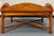 Larger scale Chippendale style butler’s tray coffee table. Solid cherry with a yew wood paneled top. Nicely molded kegs...