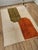 Contemporary Orange Green Color Block Wool Moroccan Rug For Sale - Image 15 of 18