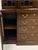 Brown Hickory White Georgian Style Inlaid Mahogany Bookcase or China Display Cabinet For Sale - Image 8 of 9