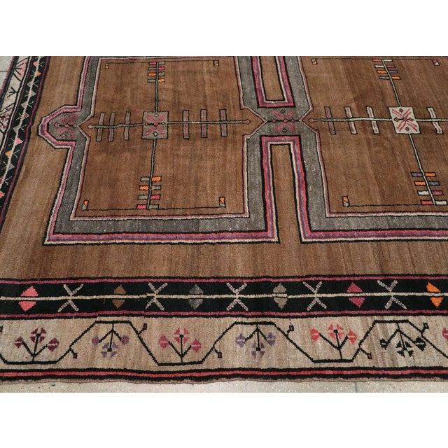 Mid 20th Century Galerie Shabab Collection Mid-20th Century Turkish Anatolian Tribal Large Carpet For Sale - Image 5 of 8