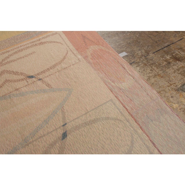 1980s Vintage Van Campen Style Needlepoint in Polychromatic Patterns by Rug & Kilim For Sale - Image 5 of 7