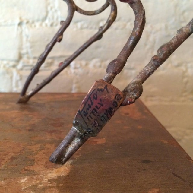 Wood Abstract Brutalist Wire Horse Sculpture Marcello Fantoni for Raymor For Sale - Image 7 of 8