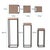 Wood Wood & Metal Pedestals - Set of 3 For Sale - Image 7 of 7