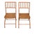Mid Century Pair of French Iron Faux Bamboo & Wicker Folding Chairs - A Pair For Sale - Image 4 of 12
