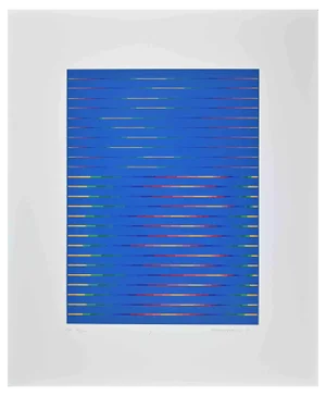 Paolo Minoli, Die Noten, 1992, Screen Print
