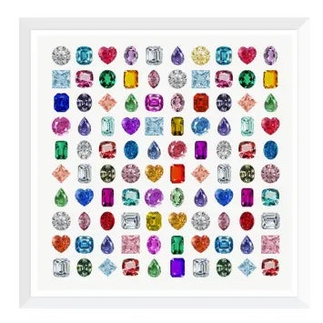 "Diamond Life" by Alejandro Franseschini Framed Print on Rag Paper For Sale - Image 11 of 11