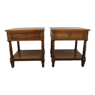 Neoclassical Cherry Nightstands For Sale