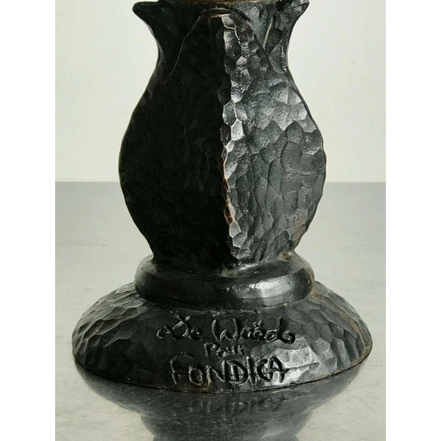 Metal Vintage Fruit Bowl by De Weeds for Fondica, 1980s For Sale - Image 7 of 12