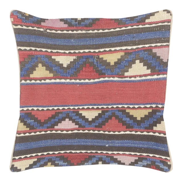 1940s Caucasian Soumak Pillow For Sale