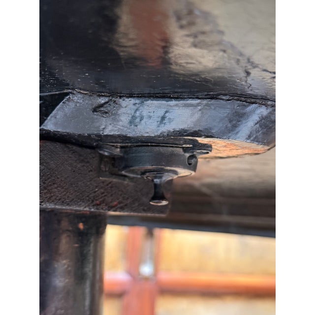 Paper 19th Century Victorian Tilt Top Pedestal Table For Sale - Image 7 of 12