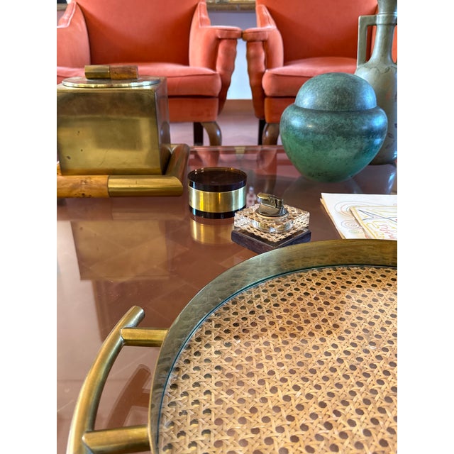 Mid-Century Cylindrical Jewelry Box, Italy 1970s For Sale - Image 4 of 10