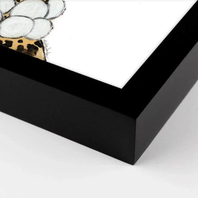 DESCRIPTION: Glam Cheetah by Kendra Dandy in Black Frame, Medium Art Print SPECIFICATIONS: Type: Framed Paper. Framed Size...