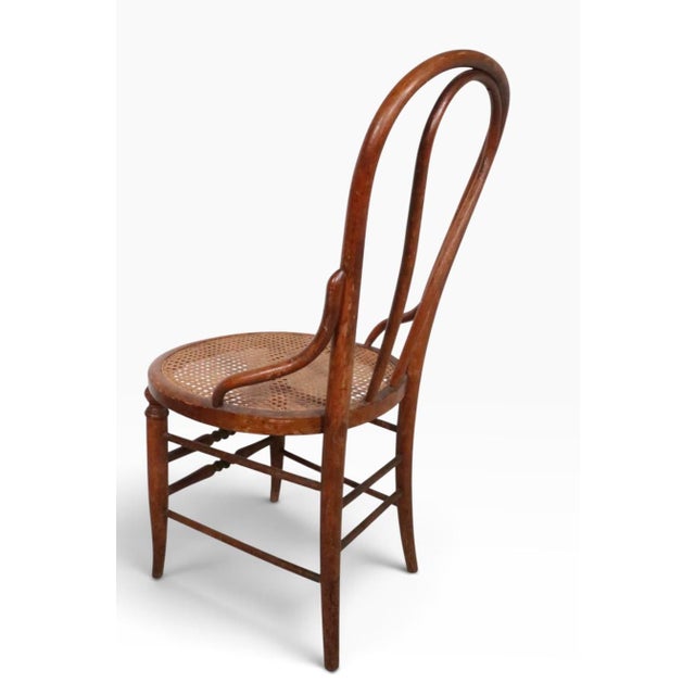 Set of Four Late 19th Century Bentwood Bistro Cafe Dining Chairs For Sale - Image 11 of 14
