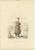Old print of a countrywoman of Upper Carniola, Slovenia. This print originates from 'The Costume of the Hereditary States...