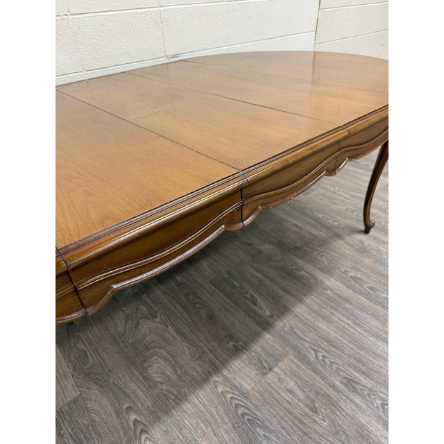 Vintage Drexel Basque Provincial Collection French Louis XV Style Dining Table For Sale - Image 12 of 18