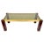 Rectangular Coffee Table in Wood, Brass and Smoked Glass, Italy, 1960s For Sale - Image 9 of 9