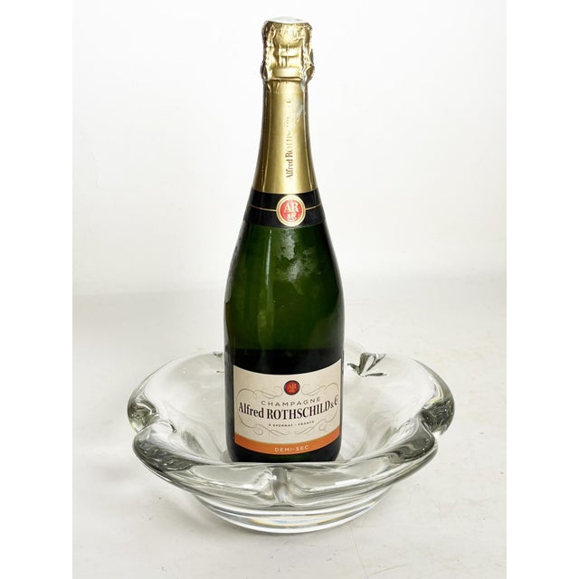 Glass Crystal Trinket Tray from Daum, France, 1970s For Sale - Image 7 of 11
