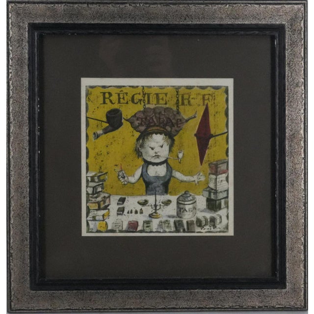 Tsuguharu Foujita, La régie, Lithograph For Sale - Image 6 of 6