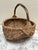 Earthy Rustic Vintage Basket With Stick Handle For Sale - Image 4 of 7