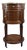 19th Century Louis XVI Half-Moon Side Table in Mahogany and Marble, 1920s For Sale