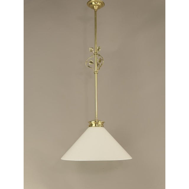 Viennese Hanging Lamp, Austria, 1920s For Sale - Image 6 of 9