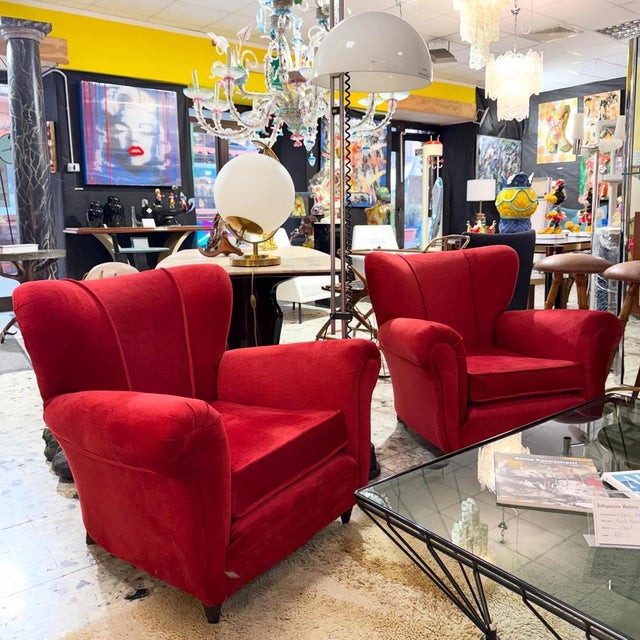 Vintage Lounge Chairs by Guglielmo Ulrich, 1940s, Set of 2 For Sale - Image 6 of 10