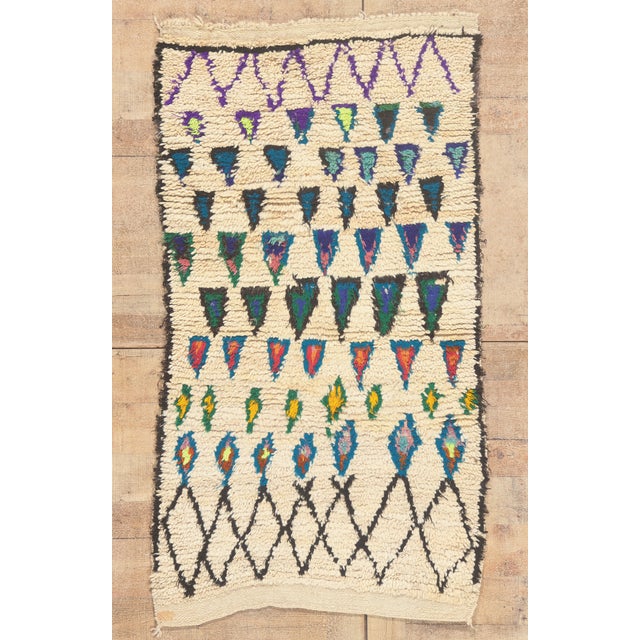 Vintage Azilal Moroccan Rug, 02'08 X 05'00 For Sale - Image 10 of 10