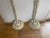 Wood 1960s Pair of Fiberglass Torchères in the Manner of Serge Roche For Sale - Image 7 of 13