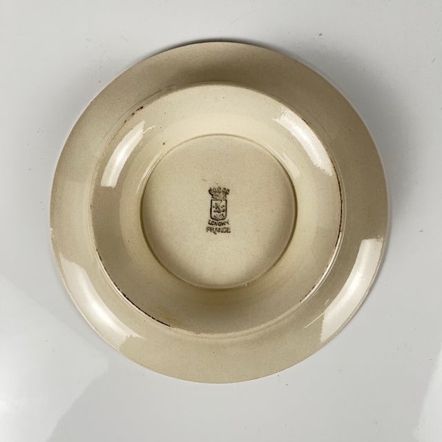 Pedestal Serving Plate from Longwy, 1890s For Sale - Image 4 of 8