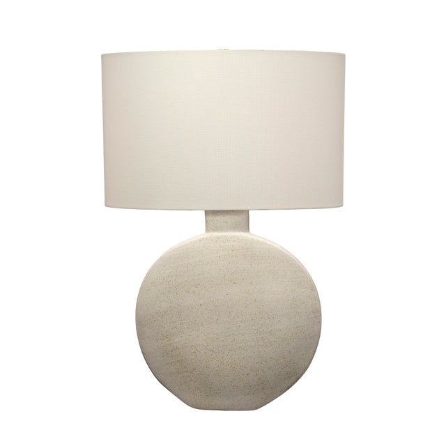 Jamie Young Moon Table Lamp, Cream Ceramic For Sale - Image 4 of 4