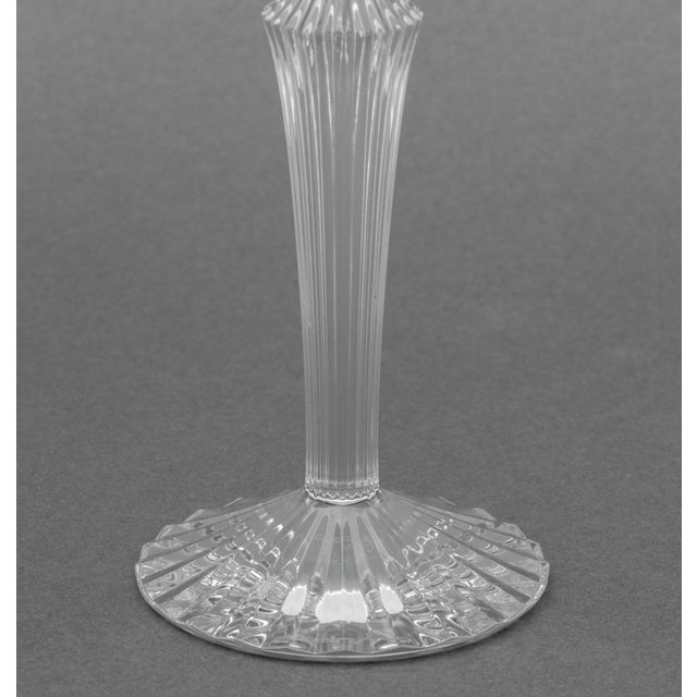 Glass Baccarat "Mille Nuits" Crystal Champagne Flutes, 4 For Sale - Image 7 of 9