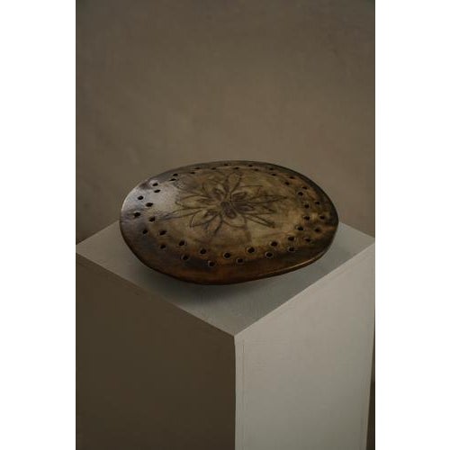 Mid-Century Danish Organic Sculptural Ceramic Wall Sconce, 1970s For Sale - Image 17 of 18