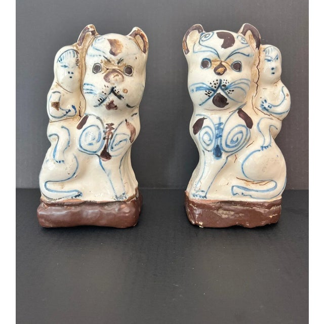 Antique Chinese Glazed Figural Censers - a Pair For Sale - Image 11 of 11