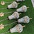 1970s Vintage Gold Metal and Crystal Collection of Baby Pendant Lights- Set of 9 For Sale - Image 5 of 7